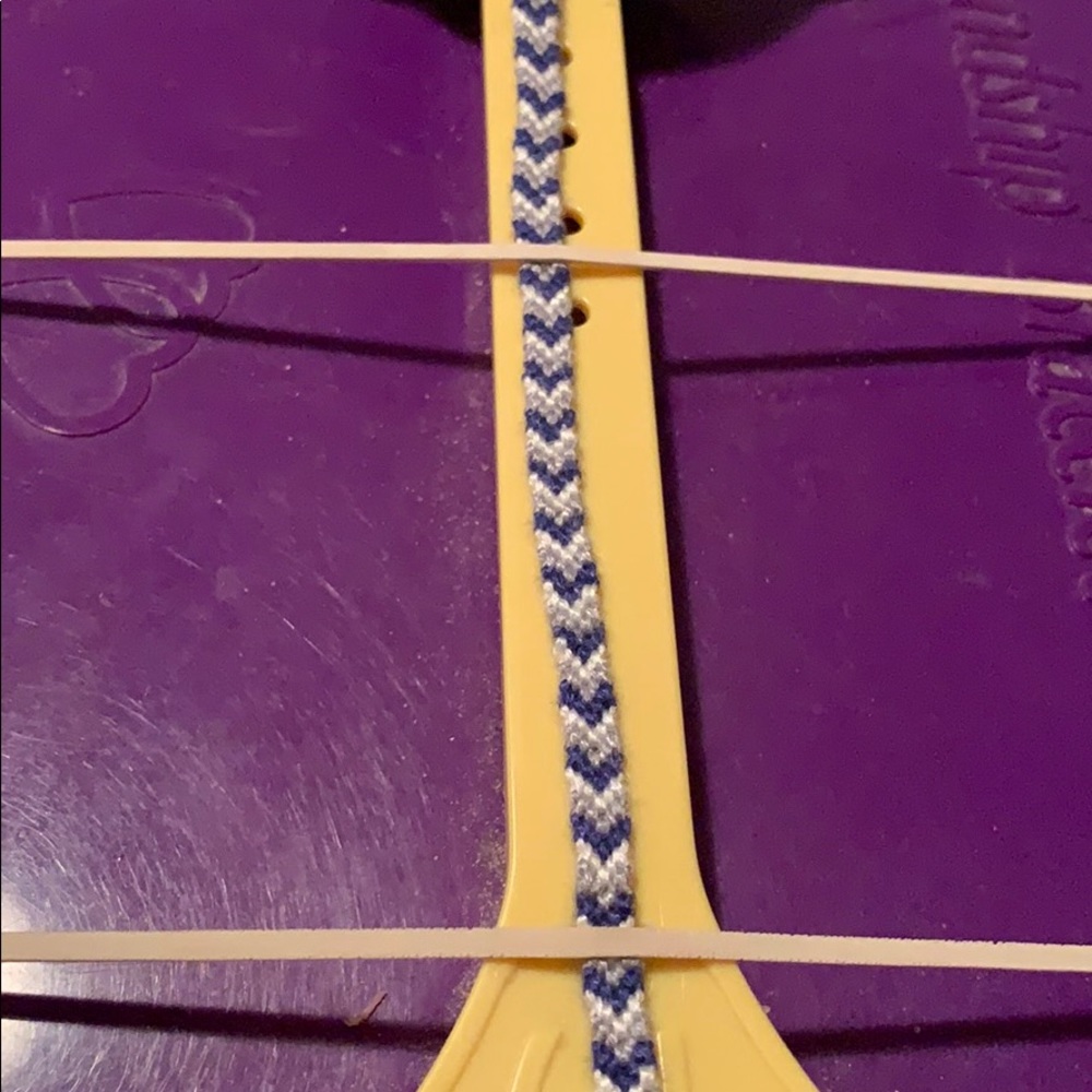 Handmade Bracelet V design Dallas Cowboys colors